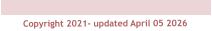 Copyright 2021- updated April 05 2026